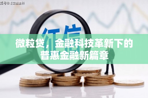 梁山微粒贷，金融科技革新下的普惠金融新篇章