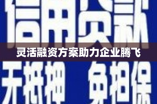 梁山灵活融资方案助力企业腾飞