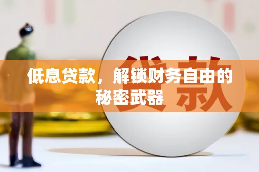 梁山低息贷款，解锁财务自由的秘密武器