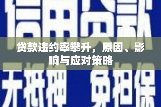 梁山贷款违约率攀升，原因、影响与应对策略