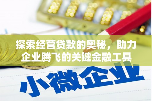 梁山探索经营贷款的奥秘，助力企业腾飞的关键金融工具