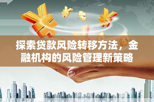 梁山探索贷款风险转移方法，金融机构的风险管理新策略