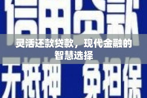 梁山灵活还款贷款，现代金融的智慧选择