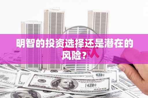 梁山明智的投资选择还是潜在的风险？