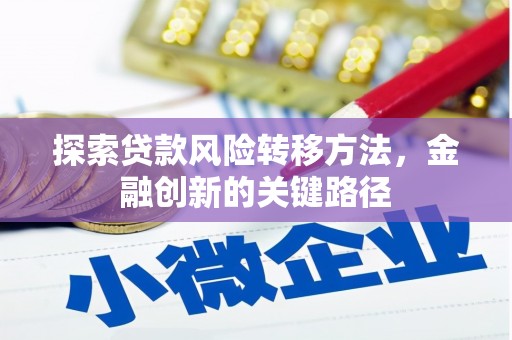 梁山探索贷款风险转移方法，金融创新的关键路径