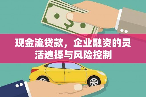 梁山现金流贷款，企业融资的灵活选择与风险控制