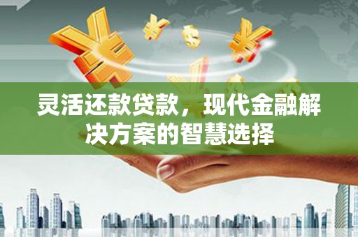 梁山灵活还款贷款，现代金融解决方案的智慧选择