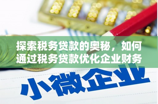 梁山探索税务贷款的奥秘，如何通过税务贷款优化企业财务