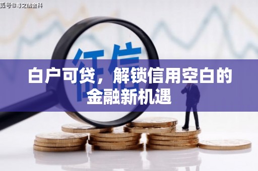 梁山白户可贷，解锁信用空白的金融新机遇