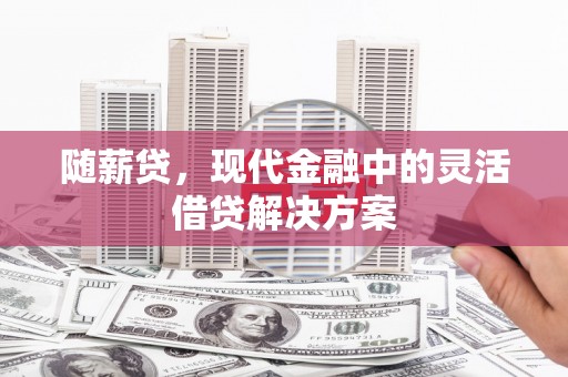 梁山随薪贷，现代金融中的灵活借贷解决方案