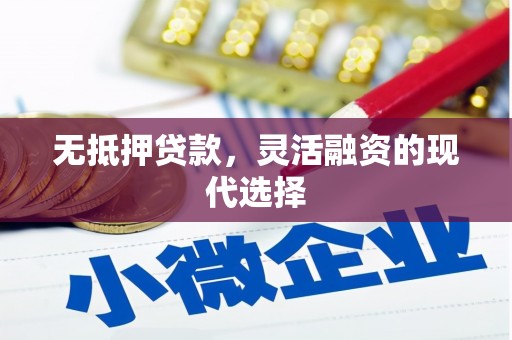梁山无抵押贷款，灵活融资的现代选择