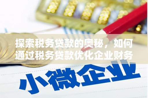 梁山探索税务贷款的奥秘，如何通过税务贷款优化企业财务