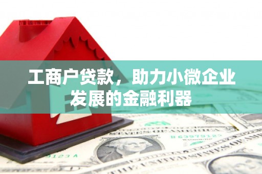梁山工商户贷款，助力小微企业发展的金融利器