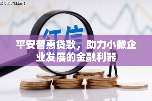 梁山平安普惠贷款，助力小微企业发展的金融利器