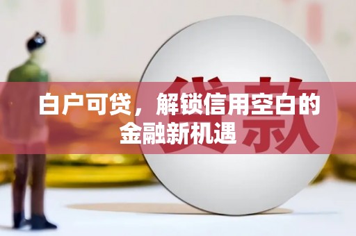 梁山白户可贷，解锁信用空白的金融新机遇