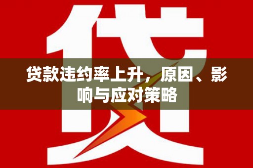 梁山贷款违约率上升，原因、影响与应对策略