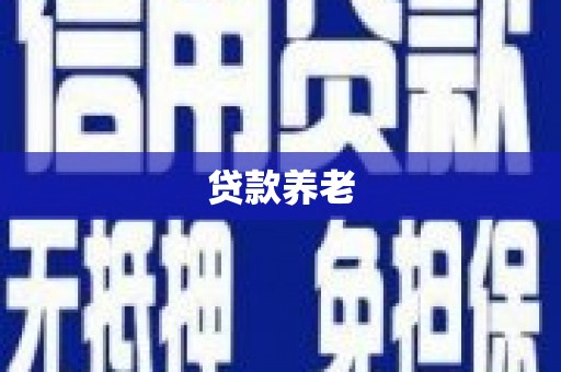 梁山贷款养老