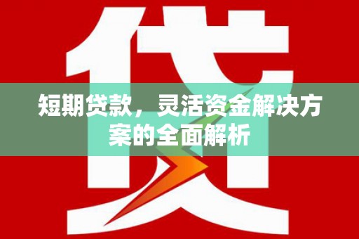 梁山短期贷款，灵活资金解决方案的全面解析