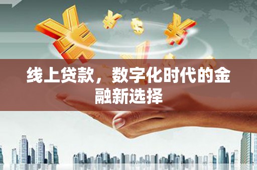梁山线上贷款，数字化时代的金融新选择