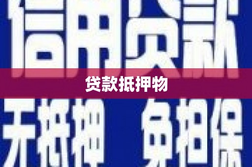 梁山贷款抵押物