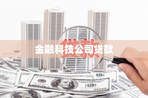 梁山金融科技公司贷款