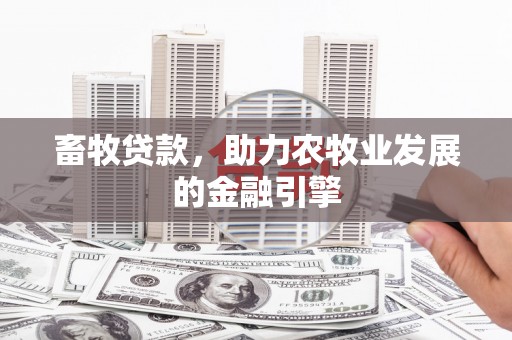 梁山畜牧贷款，助力农牧业发展的金融引擎
