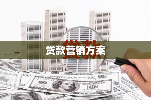 梁山贷款营销方案